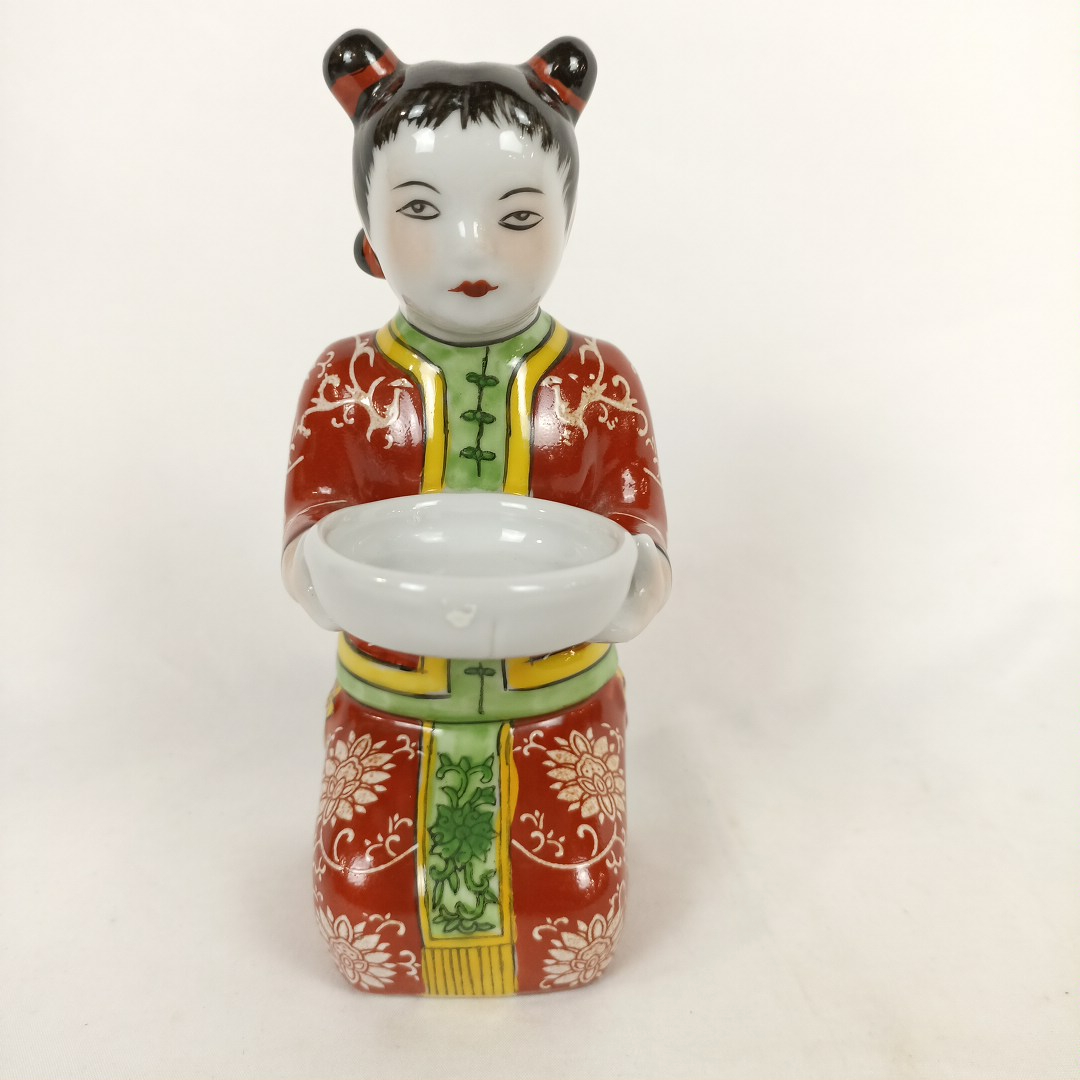 Voir photo 2 de Figurine chinoise porte bougie - Style asiatique Figurine chinoise porte bougie - Style asiatique Bon état reconditionné photo 2