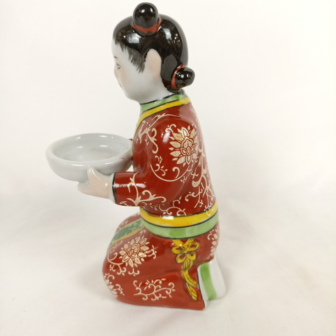 Voir photo 3 de Figurine chinoise porte bougie - Style asiatique Figurine chinoise porte bougie - Style asiatique Bon état reconditionné photo 3