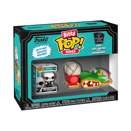 Acheter Figurine Funko Bitty Pop Ride The Nightmare Before Christmas Jack Skellington with Snowmobile État correct - 24,26 € Figurine Funko Bitty Pop Ride The Nightmare Before Christmas Jack Skellington with Snowmobile État correct Funko reconditionné disponible sur Fnac