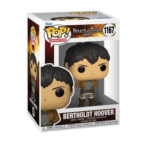Figurine Funko Pop Animation Attack on Titan Bertholdt Hoover État correct Funko reconditionné disponible sur Fnac