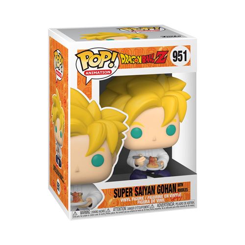 Figurine Funko Pop Animation Dragon Ball Z S9 SS Gohan with Noodles État correct reconditionné disponible sur Fnac