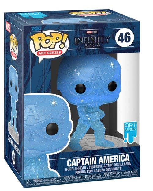Figurine Funko Pop Art Series Marvel The Infinity Saga Captain America État correct reconditionné disponible sur Fnac
