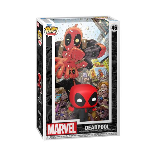 Figurine Funko Pop Comic Cover Marvel Deadpool in Black Suit État correct Funko reconditionné disponible sur Fnac