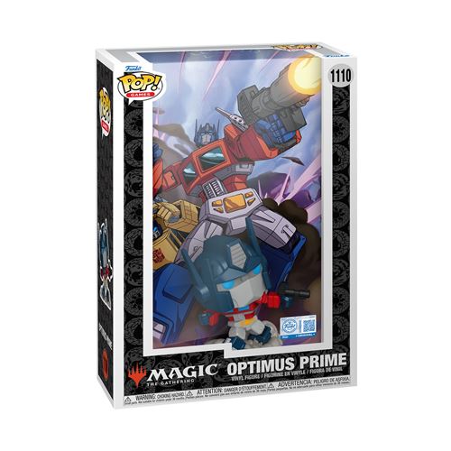 Figurine Funko Pop Comic Cover Transformers x Magic The Gathering Optimus Prime État correct Funko reconditionné disponible sur Fnac