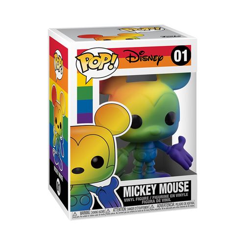 Figurine Funko Pop Disney Pride Mickey Mouse Rainbow État correct Funko reconditionné disponible sur Fnac