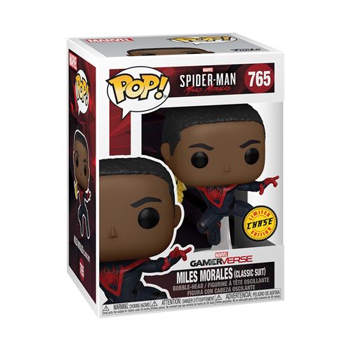 Figurine Funko Pop Games Miles Morales Miles Classic with chase Modèle aléatoire État correct Funko reconditionné disponible sur Fnac