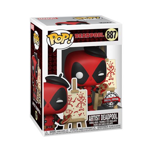 Figurine Funko Pop Marvel Deadpool 30th Artist Deadpool État correct Funko reconditionné disponible sur Fnac