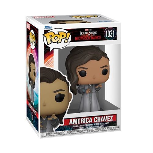 Figurine Funko Pop Marvel Doctor Strange in the Multiverse of Madness America Chavez in Cloak État correct reconditionné disponible sur Fnac