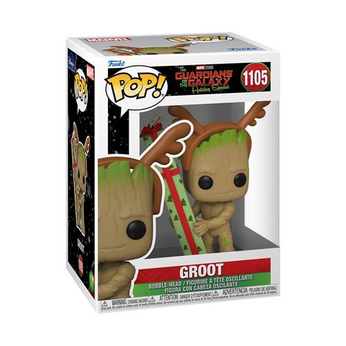 Figurine Funko Pop Marvel The Guardians of the Galaxy Holiday Groot État correct reconditionné disponible sur Fnac