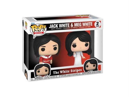 Figurine Funko Pop Rocks Jack White and Meg White The White Stripes État correct reconditionné disponible sur Fnac