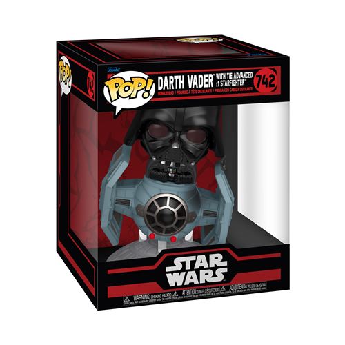 Figurine Funko Pop Star wars Dark Vador avec Tie Advanced x1 Starfighter État correct Funko reconditionné disponible sur Fnac