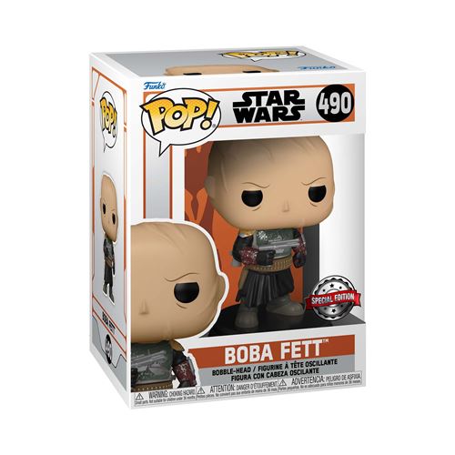Figurine Funko Pop Star Wars Mandalorian Boba Fett With Chase Modèle aléatoire Exclusivité État correct reconditionné disponible sur Fnac