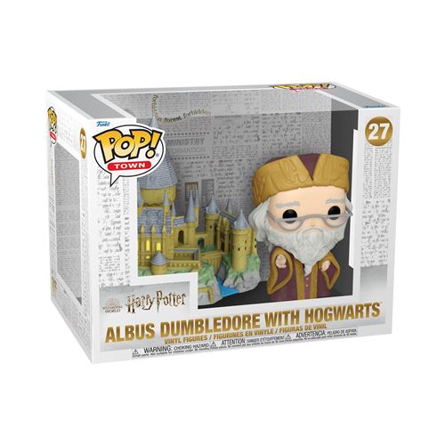 Figurine Funko Pop Town Harry Potter Anniversary Dumbledore with Hogwarts État correct Funko reconditionné disponible sur Fnac
