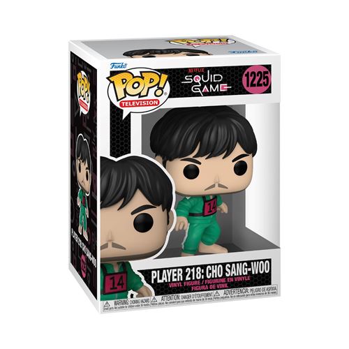 Figurine Funko Pop TV Squid Game Sang-Woo 218 État correct reconditionné disponible sur Fnac