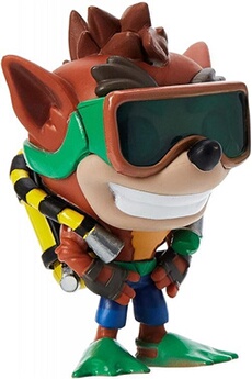 Figurine Funko Pop Vinyl Games Scuba Crash Très bon état reconditionné disponible sur Darty
