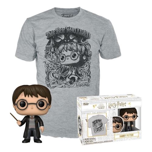Figurine Harry Potter - Set POP! & Tee et T-Shirt Harry Potter FL - Taille M État correct reconditionné disponible sur Fnac