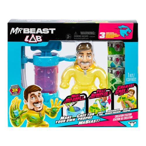 Figurine MrBeast Lab Goo Jit Zu Hero Creator État correct reconditionné disponible sur Fnac
