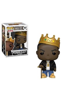 Figurine Pop Notorious B.I.G. Crown Très bon état - 24,95 € Figurine Pop Notorious B.I.G. Crown Très bon état Funko reconditionné disponible sur Darty