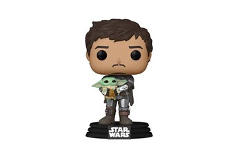 Figurine Pop Star Wars Mandalorian Mando Holding Child Très bon état Funko reconditionné disponible sur Darty