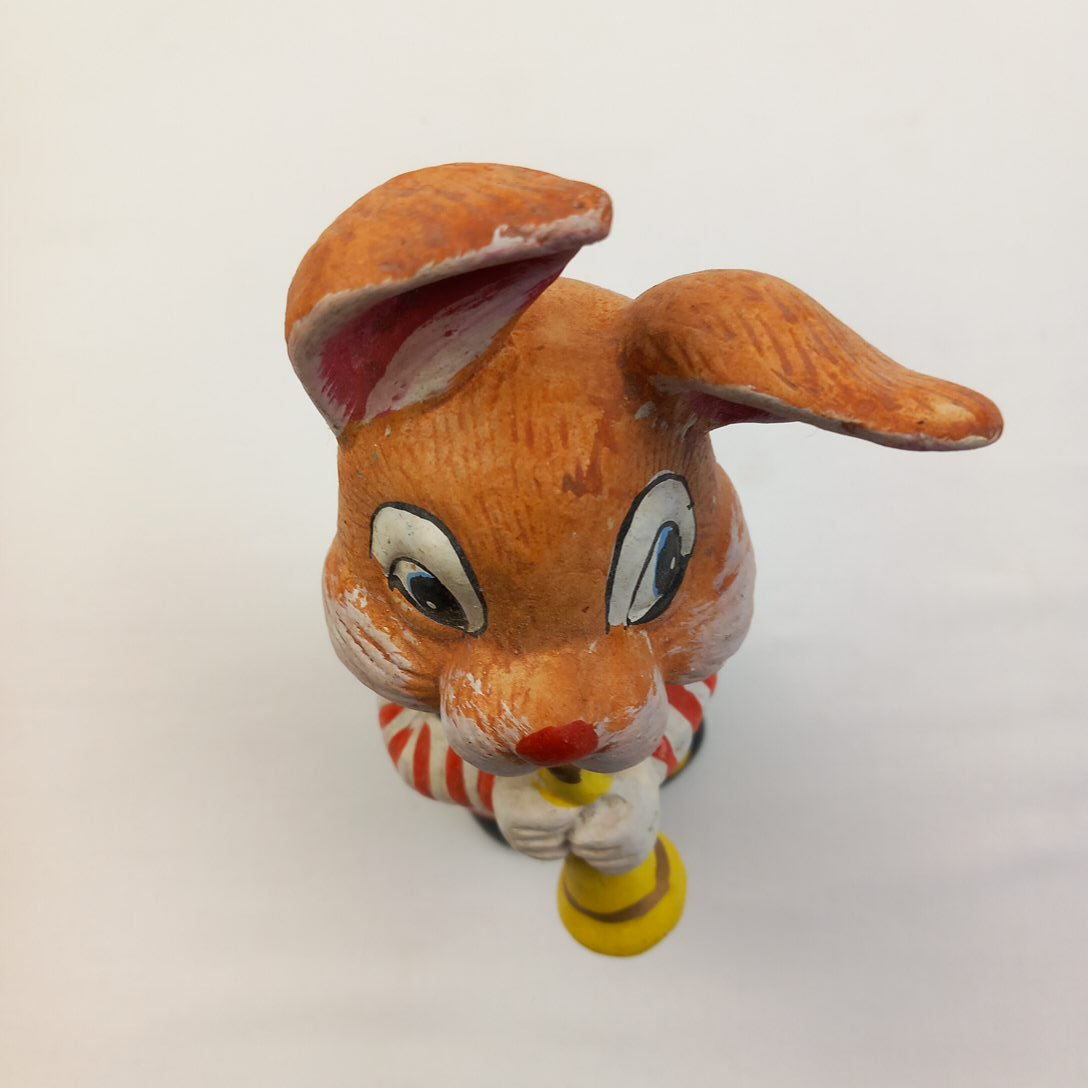 Voir photo 4 de Figurine Zoomorphe Artisanale en Céramique sur ressort Figurine Zoomorphe Artisanale en Céramique sur ressort Bon état reconditionné photo 4