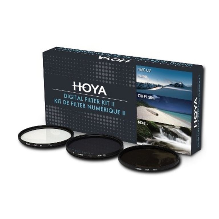 Filtre d objectif bague Hoya Jeu de Filtres DFK52 (UV,PLC,ND) D52 mm - Excellent état Parfait état reconditionné disponible sur Pixmania