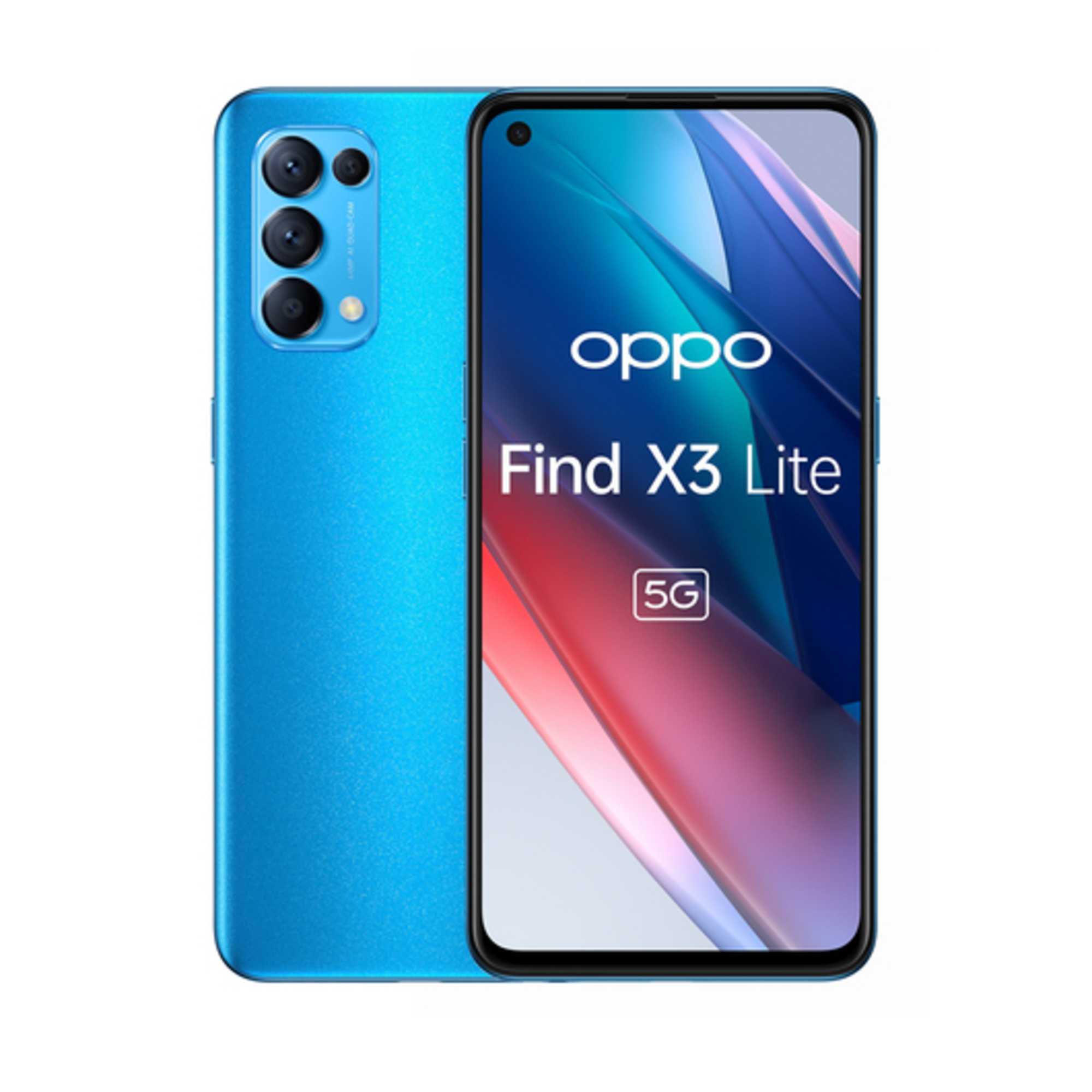 Find X3 Lite 128 Go, Bleu - Très bon état Très bon état Oppo reconditionné disponible sur Pixmania