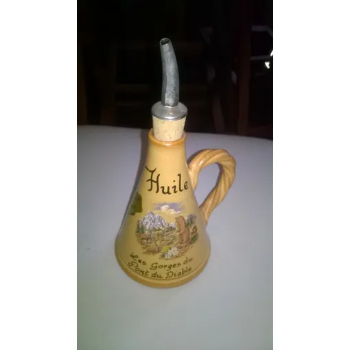 Flacon Pour Huile Avec Verseur Fabrication Artisanal occasion reconditionné disponible sur Rakuten