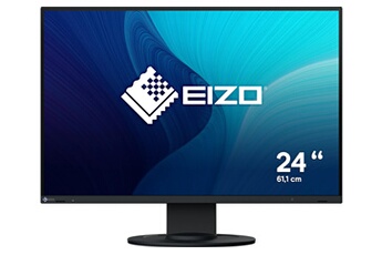 FlexScan EV2410R écran plat de PC 61,2 cm (24.1") 1920 x 1200 pixels WUXGA LCD Noir Très bon état Eizo reconditionné disponible sur Darty