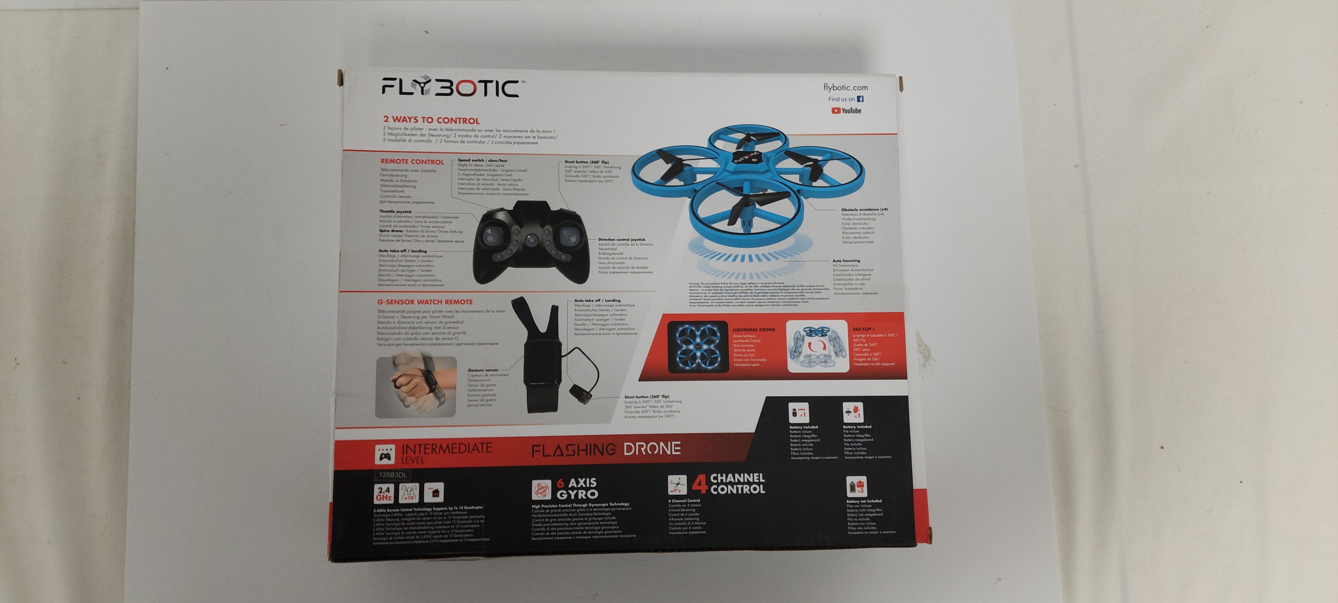 Voir photo 2 de FLYBOTIC – FLASHING DRONE FLYBOTIC – FLASHING DRONE Parfait état reconditionné photo 2