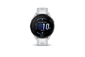 Forerunner 165 Gris Clair/Blanc Très bon état Garmin reconditionné disponible sur Darty