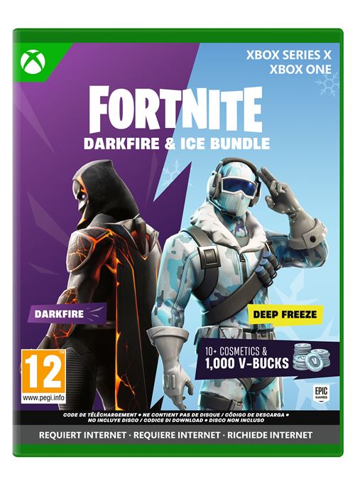 Fortnite Darkfire & Ice Bundle Code in a box Xbox État correct reconditionné disponible sur Fnac