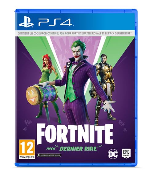 Fortnite : Pack Dernier Rire PS4 État correct reconditionné disponible sur Fnac