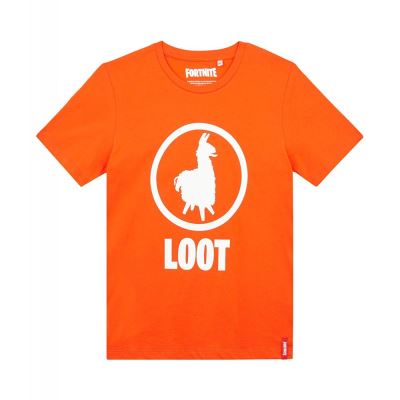 Fortnite Tee shirt Garcon manches courtes - Lama - Orange - 16 ans État correct Fortnite reconditionné disponible sur Fnac