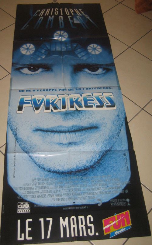 Fortress Christophe Lambert AFFICHE CINEMA ORIGINALE État correct reconditionné disponible sur Fnac