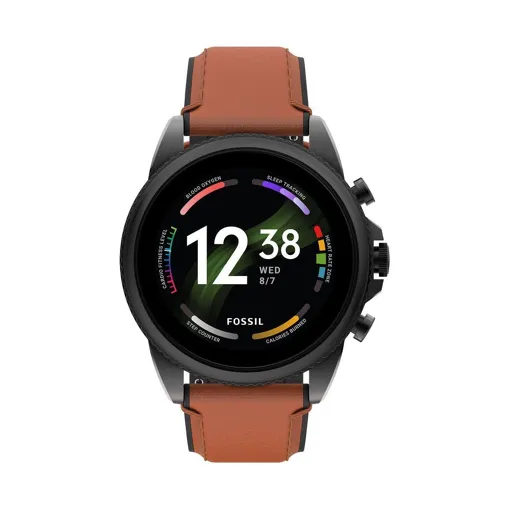 Fossil Gen 6 - 44mm - Cuir marron Bon état reconditionné disponible sur Rakuten