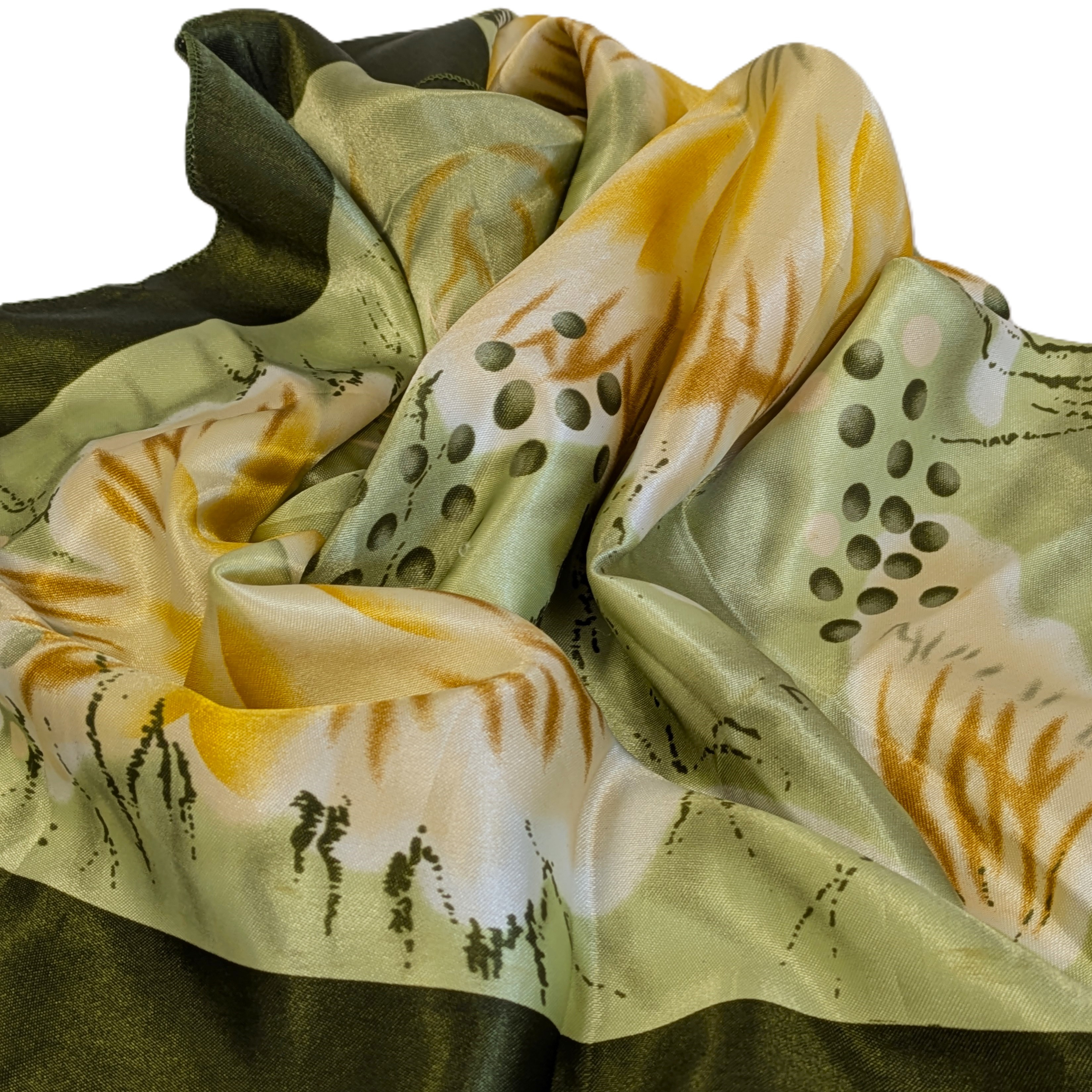 Voir photo 4 de Foulard carré Ted Lapidus - Couleurs fraîches & motif floral élégant Foulard carré Ted Lapidus - Couleurs fraîches & motif floral élégant Parfait état reconditionné photo 4
