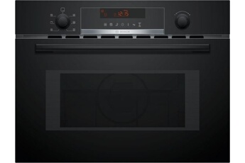Four combine micro-ondes Série 4 avec hot air 60 x 45 cm Noir CMA583MB0 Bon état Bosch reconditionné disponible sur Darty