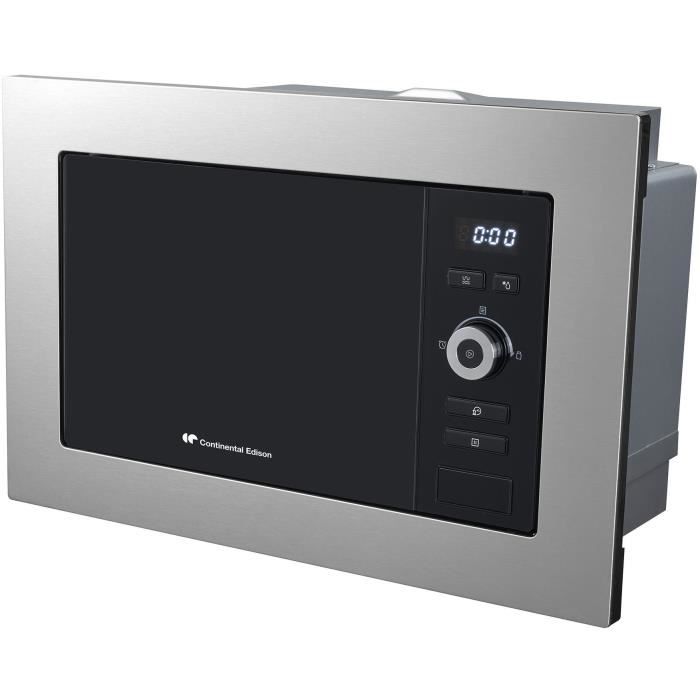 Voir photo 2 de Four micro-ondes encastrable Grill MO20IXEG L59,5 x H38,8 cm x P34,35 cm 20L Inox - Excellent état | Dero Four micro-ondes encastrable Grill MO20IXEG L59,5 x H38,8 cm x P34,35 cm 20L Inox - Excellent état Parfait état Continental Edison reconditionné photo 2 | Dero