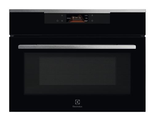 Four micro-ondes et gril Electrolux Série 600 Flexi KVMBE08X 1200 W Argent et Noir État correct Electrolux reconditionné disponible sur Fnac