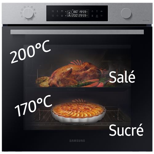 Four Twin Convection-MULTIFONCTIONS Pyrolyse NV7B4450VAS État correct Samsung reconditionné disponible sur Fnac