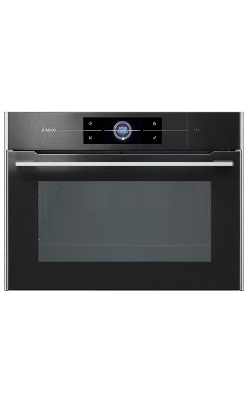 Four vapeur combiné 45 cm-Verre noir Soft Black-50 L-A+-Ecran tactile-20 fonctions-Système cyclonique pour une cuisson à la vapeur fine-Cuisson par étape-Sonde culinaire-Rails télescopiques 1 niveau État correct - 1809,00 € Four vapeur combiné 45 cm-Verre noir Soft Black-50 L-A+-Ecran tactile-20 fonctions-Système cyclonique pour une cuisson à la vapeur fine-Cuisson par étape-Sonde culinaire-Rails télescopiques 1 niveau État correct Asko reconditionné disponible sur Fnac