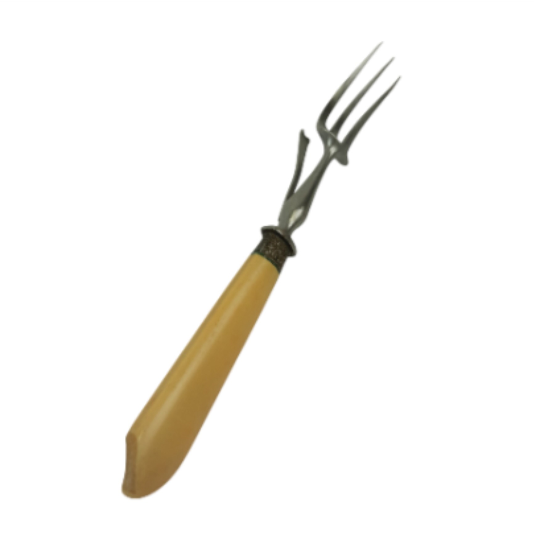 Acheter Fourchette à gigot ancienne en corne Bon état - 10,00 € Fourchette à gigot ancienne en corne Bon état reconditionné disponible sur Label Emmaüs
