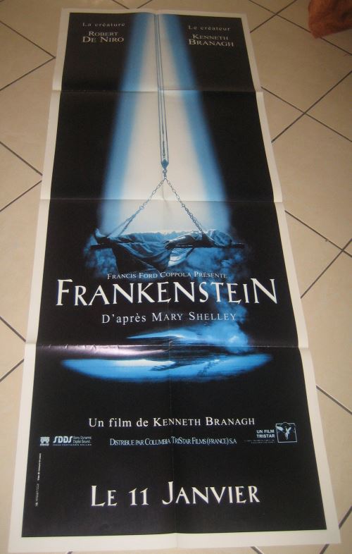 Frankenstein AFFICHE CINEMA ORIGINALE État correct reconditionné disponible sur Fnac