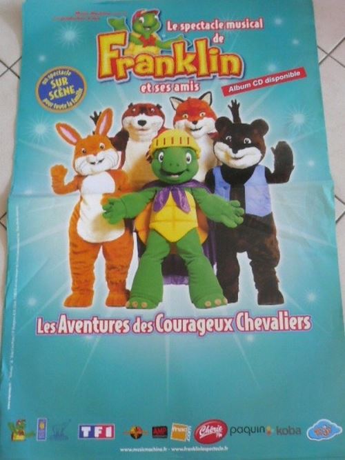 Franklin et Ses Amis - 80x120 cm - AFFICHE / POSTER État correct N/A reconditionné disponible sur Fnac