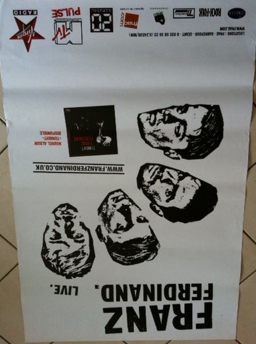 FRANZ FERDINAND - 80x120 cm - AFFICHE / POSTER État correct N/A reconditionné disponible sur Fnac