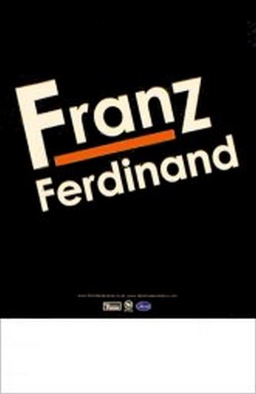 FRANZ FERDINAND - 80x120 cm - AFFICHE / POSTER État correct reconditionné disponible sur Fnac