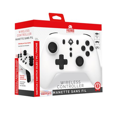 FREAKSMANETTE SANS FIL BLANCHE - SWITCH / ANDROID / IOS/ PC État correct N/A reconditionné disponible sur Fnac