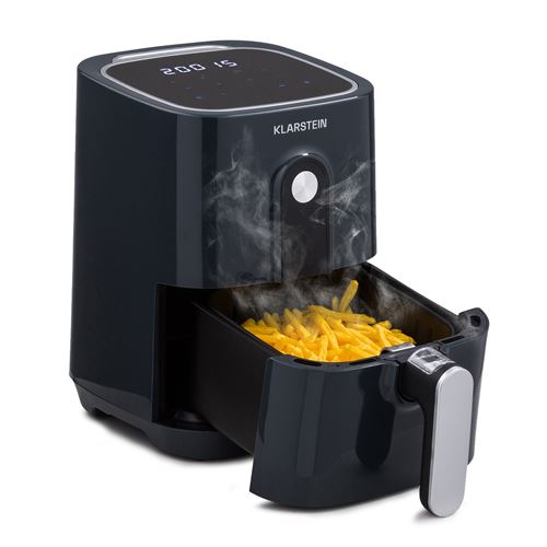 Friteuse à air chaud - Klarstein Crisp-Pro - Aifryer - 1400W - 2,8 litres - 8 programmes - Minuterie - Noir État correct - 55,99 € Friteuse à air chaud - Klarstein Crisp-Pro - Aifryer - 1400W - 2,8 litres - 8 programmes - Minuterie - Noir État correct N/A reconditionné disponible sur Fnac