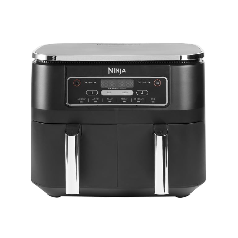 Friteuse d'air chaud Air Fryer Ninja AF300 Double Compartiment 7,6 L Autonome 1690 W, Noir - Excellent état Parfait état reconditionné disponible sur Pixmania