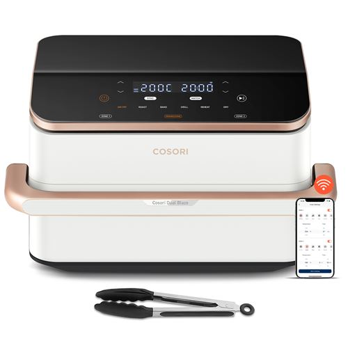 Friteuse sans huile Cosori DualBlaze Twinfry 10L Ceramic Blanc État correct - 188,99 € Friteuse sans huile Cosori DualBlaze Twinfry 10L Ceramic Blanc État correct Cosori reconditionné disponible sur Fnac